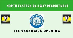 North Eastern Railway Recruitment 2024 | Sarkari Naukri : 1104 Apprentice Posts