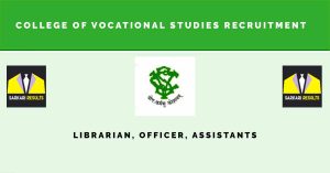 College of Vocational Studies Recruitment 2024 |Sarkari Naukri|12 Non Teaching Posts