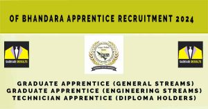 OF Bhandara Apprentice Recruitment 2024 (49 Vacancies Opening)