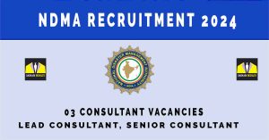 NDMA Recruitment 2024 | Sarkari Naukri - 03 Consultant Vacancies