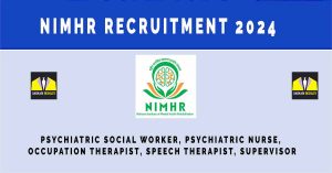 NIMHR Recruitment 2024| Sarkari Naukri Application Form -  05 Vacancies