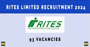 RITES Limited Recruitment 2024 | Sarkari Naukri : 93 Vacancies