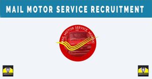 Mail Motor Service Recruitment 2024, 19 Skilled Artisan Posts, Application Form