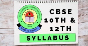 CBSE 10th & 12th Syllabus